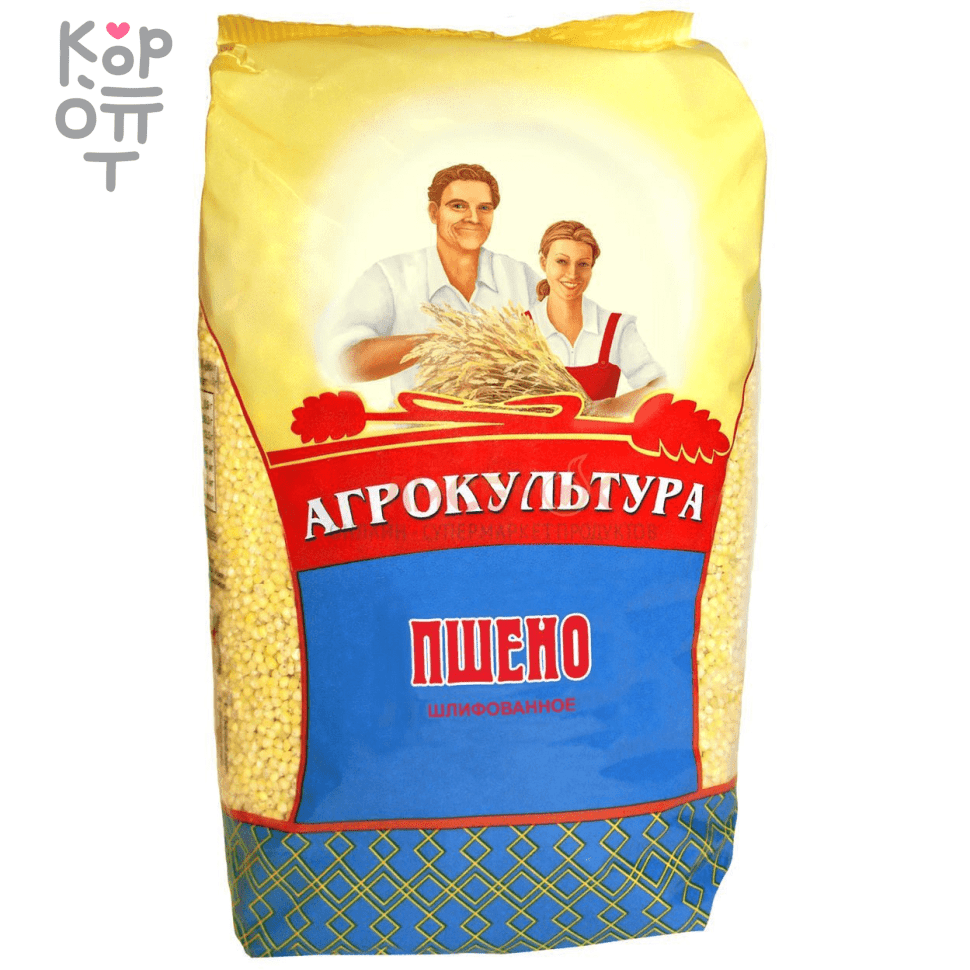 Крупа Пшено шлифованное Агрокультура, 800гр., купить с доставкой на дом фото 1 &mdash; Корейские товары для всей семьи(КорОпт)