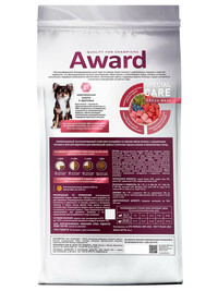 Сухой корм AWARD SPECIAL CARE Toy Breed Support для взрослых собак мелких и миниатюрных пород со свежим мясом ягненка