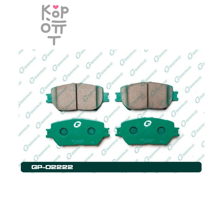 Колодки тормозные дисковые PF-1479 / AN671K / D2222H / GP-02222 G-BRAKE