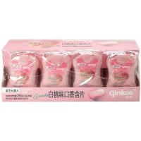Освежающая карамель Холодок Ginkee Prebiotics с пребиотиками и фруктовым вкусом Персика