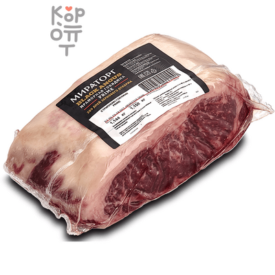 Мираторг Black Angus Prime Стриплойн говяжий, ~5,5 кг