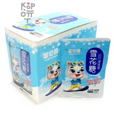 Конфета "Холодок" Laibeiiong Snow Candy Зайчик на сноуборде, со вкусом ледяного Лимона