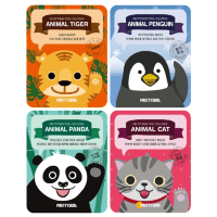 Pretty Skin Total Solution Animal Mask - Увлажняющая тканевая маска для лица Животные 25мл.