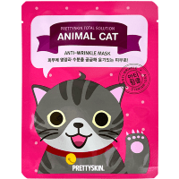 Pretty Skin Total Solution Animal Mask - Увлажняющая тканевая маска для лица Животные 25мл.