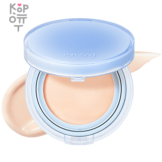 Rom&amp;Nd Bare Water Cushion SPF38 PA++++ - Увлажняющий кушон с Гиалуроновой Кислотой и Ниацинамидом 20гр. , купить с доставкой на дом Обеспечивает тонкое покрытие и естественный финиш, маскирует неровности рельефа и расширенные поры, при этом не заметен на коже.