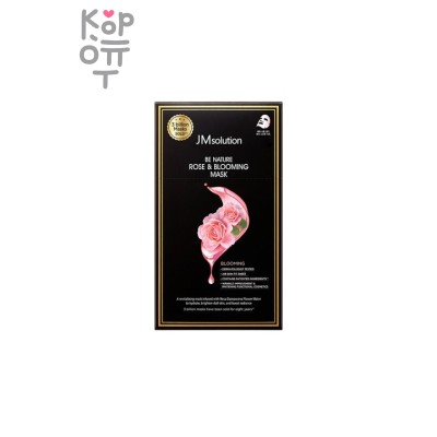 JMSolution Mask Be Nature Rose &amp; Blooming - Маска для лица тканевая с экстрактом розы 24 мл