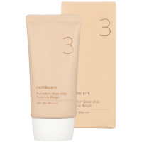 Numbuzin No.3 Porcelain Base-skip Tone Up Beige - Солнцезащитный крем с тонирующим эффектом 50мл.