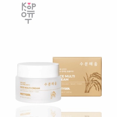 PrettySkin Rice Multi Cream - Крем для лица с экстрактом риса 100 мл