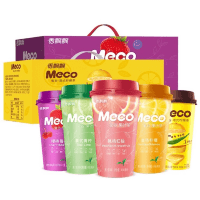 Сокосодержащий освежаюший напиток MECO с мятой и вкусами фруктов, 400мл.