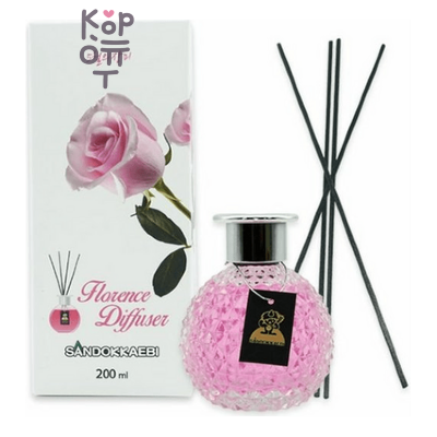 Sandokkaebi Florence Diffuser - Жидкий аромадиффузор с декоративными аромапалочками