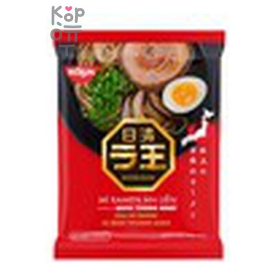 Nissin — Рамен Raoh с соевым соусом (), 97 г, мягкая упаковка