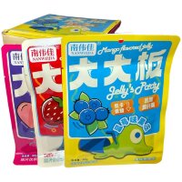 Желе фруктовое Nanweijia Jelly Фруктовое желе, со вкусом Клубники, Черники и Персика, 80гр.