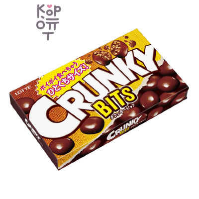 LOTTE Crunky Bits — Шоколад Кранки хрустящий "Капризные биты", 63гр.