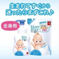 COW BRAND Kewpie Мыло детское, гипоаллергенная пенка, 0+