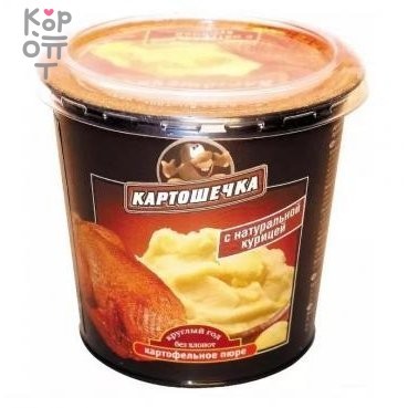 Пюре с курицей и гренками, Картошечка, 40гр &mdash; Корейские товары для всей семьи(КорОпт)