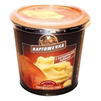 Пюре с курицей и гренками, Картошечка, 40гр