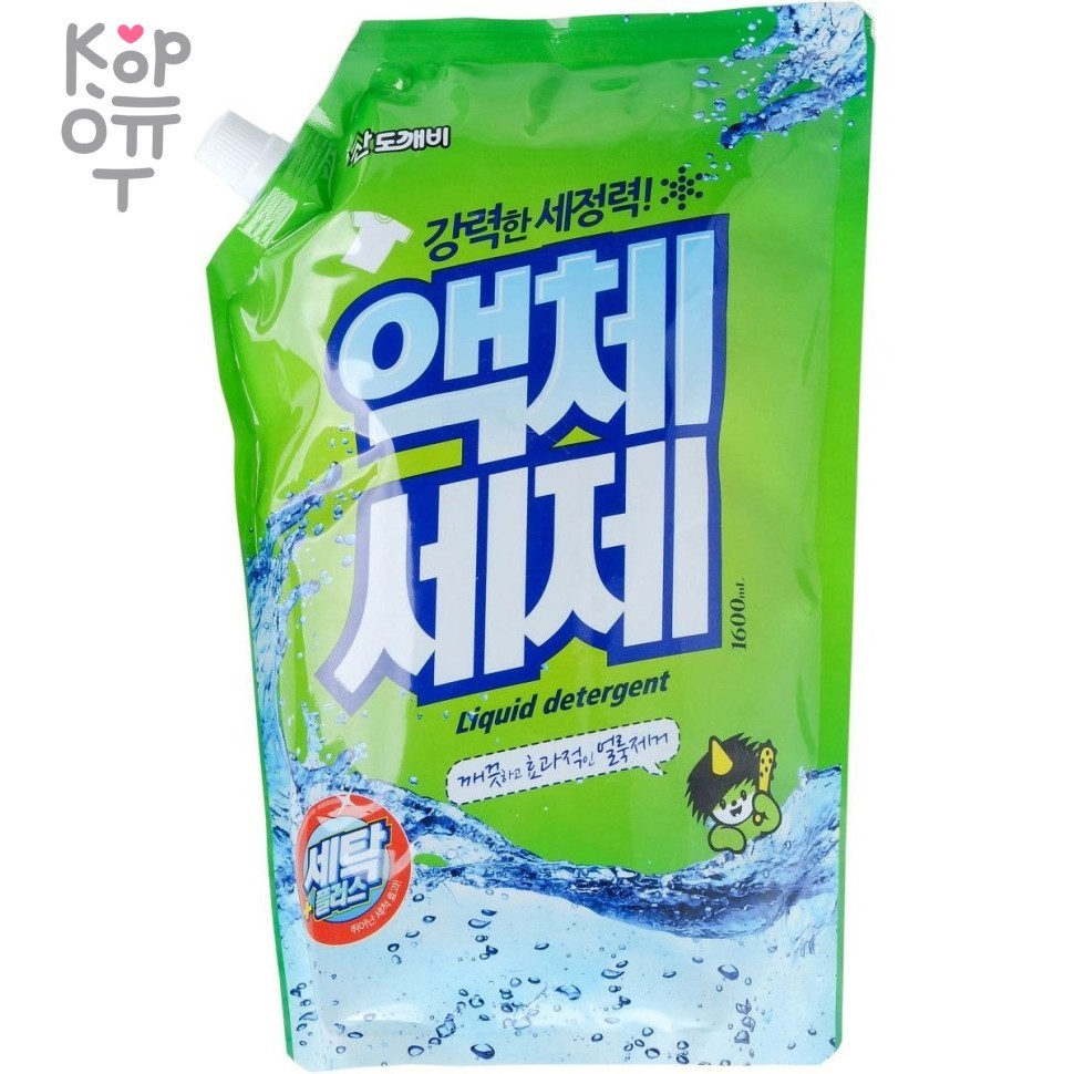 Sandokkaebi Se-Plus - Концентрированное жидкое средство  для ручной и автоматической стирки 1600мл., купить с доставкой на дом фото 1 — Корейские товары для всей семьи(КорОпт)