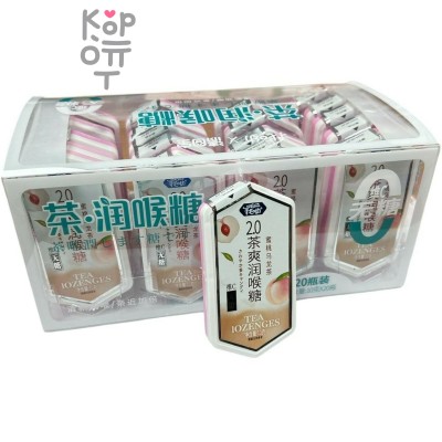 Драже Kiss Tea Iozenges - Холодок без сахара со вкусом холодящего персика