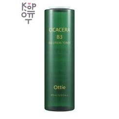 Ottie — Cicacera 83 Solution Toner — успокаивающий тонер для сужения пор с центеллой и керамидами, 200 мл