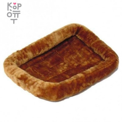 MidWest лежанка Pet Bed меховая 61х46 см коричневая