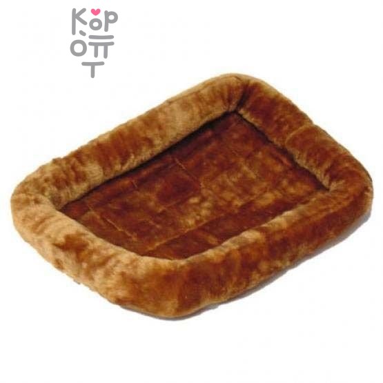 MidWest лежанка Pet Bed меховая 61х46 см коричневая