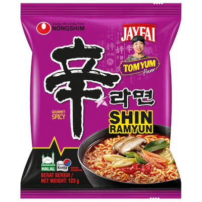 NONGSHIM Shin Ramyun Tom Yum Flavor Лапша сублимированная острая со вкусом Том Ям, 130 г
