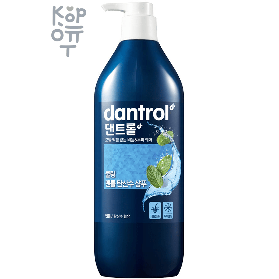 RYO Dantrol Cooling Menthol Sparkling Water - Охлаждающий ментоловый шампунь на водной основе против перхоти 820 мл