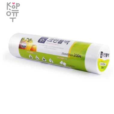 Myungjin Clean Rollbags - Пакеты фасовочные в рулоне, размер 25см.*35см.  &mdash; Корейские товары для всей семьи(КорОпт)