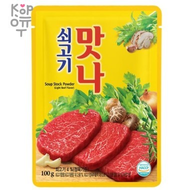 Daesang Манна - Приправа со вкусом говядины 100гр.*40шт. — Корейские товары для всей семьи(КорОпт)