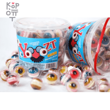 МАРМЕЛАД ZT Yanqiu Tang Big Eyes Pop Eyeball Candy, Глазное яблоко(ассорти вкусов) &mdash; Корейские товары для всей семьи(КорОпт)