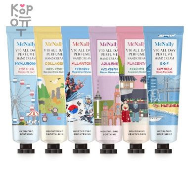 Pretty Skin McNally V10 Perfume Hand Cream - Увлажняющий парфюмированный крем для рук 30мл. &mdash; Корейские товары для всей семьи(КорОпт)