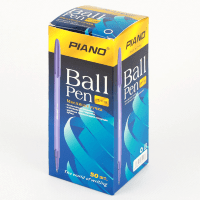 Piano Ball Pen - Ручка шариковая на масляной основе, синяя, толщина 1,0мм