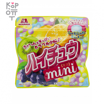 Конфеты жевательные Hi-Chew Mini 4 вкуса, Morinaga, 60гр.