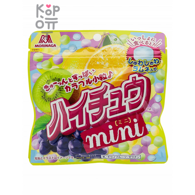 Конфеты жевательные Hi-Chew Mini 4 вкуса, Morinaga, 60гр.