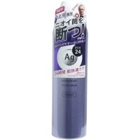 SHISEIDO Ag DEO24 - Спрей дезодорант-антиперспирант для ног с ионами серебра без запаха, 142 г