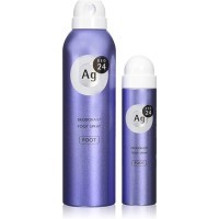 SHISEIDO Ag DEO24 - Спрей дезодорант-антиперспирант для ног с ионами серебра без запаха, 142 г