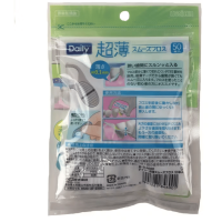 EBISU Everyday Dental Floss - Флоссер c ЛЕНТОЧНОЙ зубной нитью на плоской ручке 50шт.