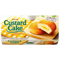 Lotte Custard Cake - Пирожное с заварным кремом, 162гр.