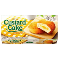 Lotte Custard Cake - Пирожное с заварным кремом, 162гр.