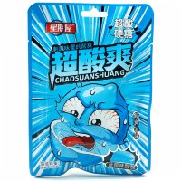 Леденцы супер кислые лимоны ChaoSuan Sour Candy со вкусом Черники