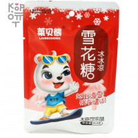 Конфета "Холодок" Laibeiiong Snow Candy Зайчик на сноуборде, со вкусом ледяной Колы