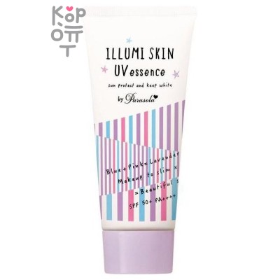 Parasola Illumi Skin Солнцезащитная водостойкая крем-эссенция, SPF 50+ PA++++, 80 г