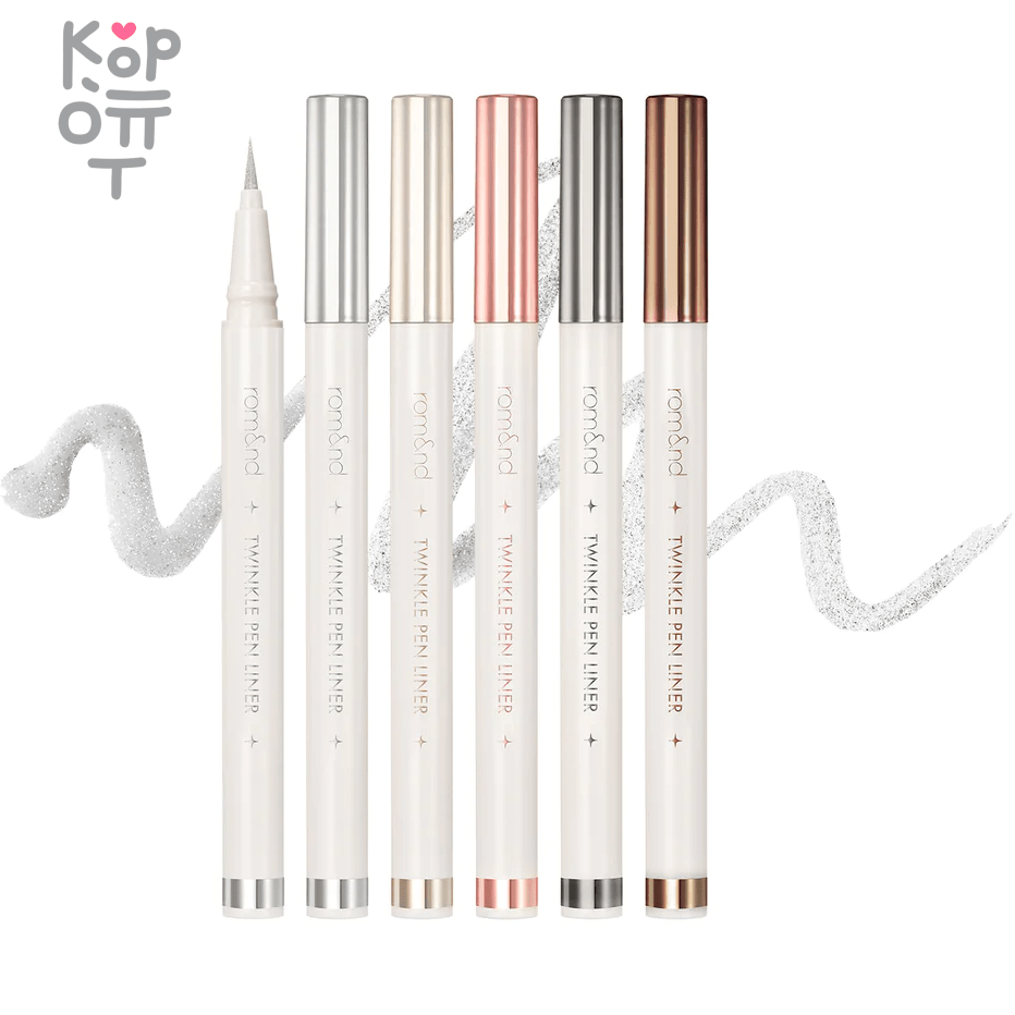 Rom&Nd Twinkle Pen Liner - Мерцающая стойкая подводка для глаз 0,5мл., купить с доставкой на дом фото 1 — Корейские товары для всей семьи(КорОпт)