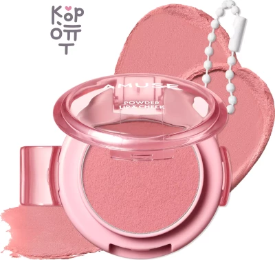 AMUSE Powder Lip &amp; Cheek 02 Blossom Rose - Кремовая пудра для макияжа губ и щек, 4 г