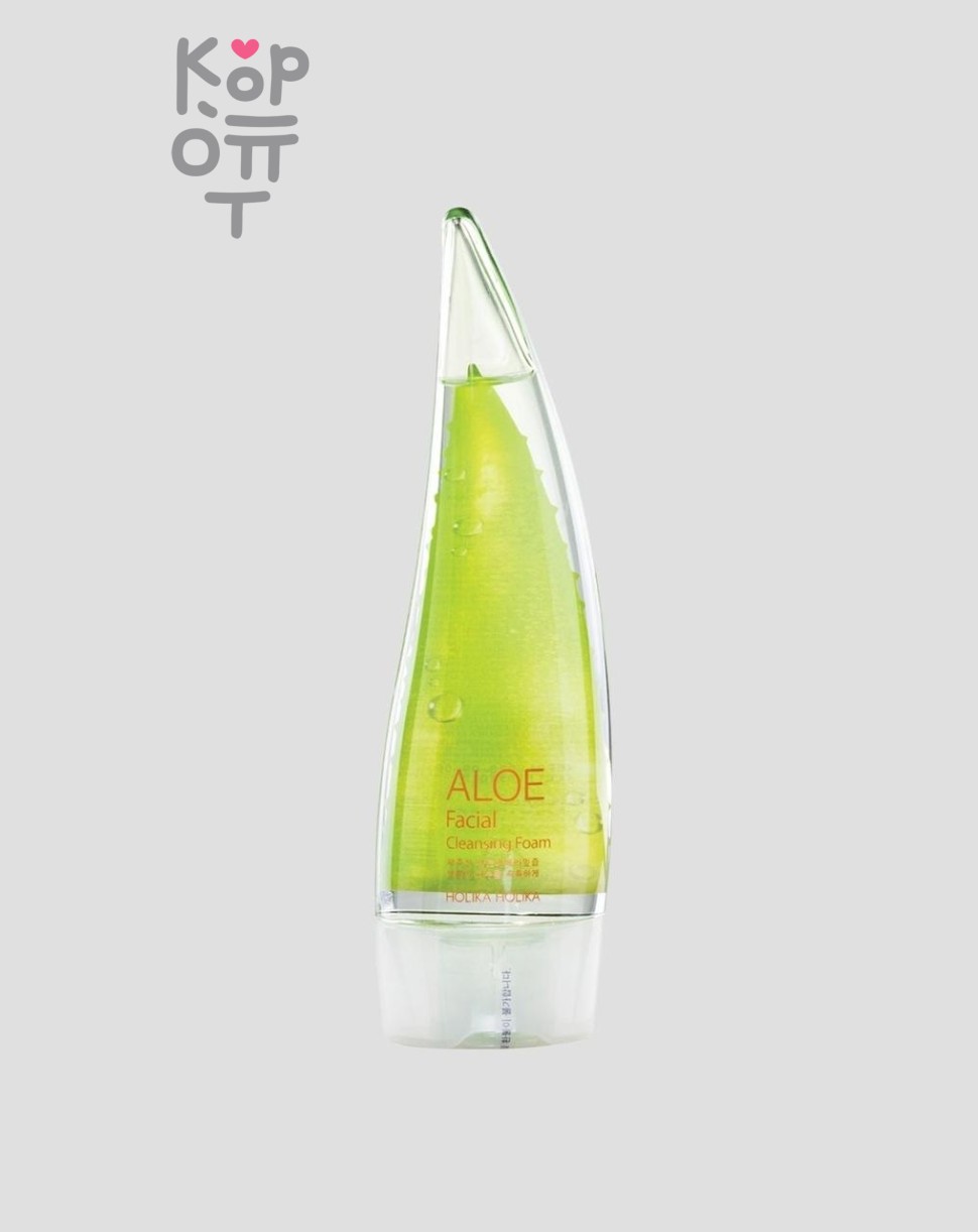 Holika Holika Aloe Facial Cleansing Foam - Пенка с соком и экстрактом алоэ 150 мл