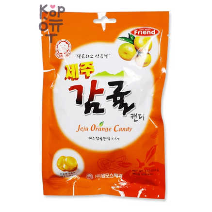 Mammos Jeju Orange Candy - Карамель мандариновая, 100 г