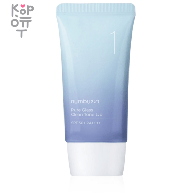 Numbuzin No.1 Pure Glass Clean Tone Up SPF50+ PA++++ - Легкая тональная основа с защитой от солнца 50мл. &mdash; Корейские товары для всей семьи(КорОпт)