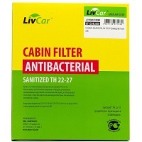 LIVCAR Cabin Air Filter LCY000/21008S - Салонный фильтр с антибактериальным составом для HYUNDAI, антибактериальный