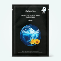 JMsolution Snow Lotus Glacier Water Alaska Mask Snow - Отшелушивающая тканевая маска с экстрактом Снежного Лотоса и Ледниковой Водой 30мл.