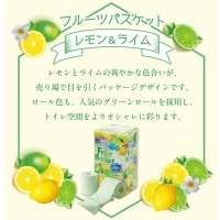 Marutomi Fruit Basket - Двухслойная туалетная бумага со свежим и восхитительным ароматом лимона и лайма, 27,5м
